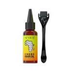 Σετ για την ανάπτυξη της γενειάδας – Derma Roller και λάδι Chebe, βιοτίνη, πυκνή και υγιής γενειάδα, Sevich - Image 9
